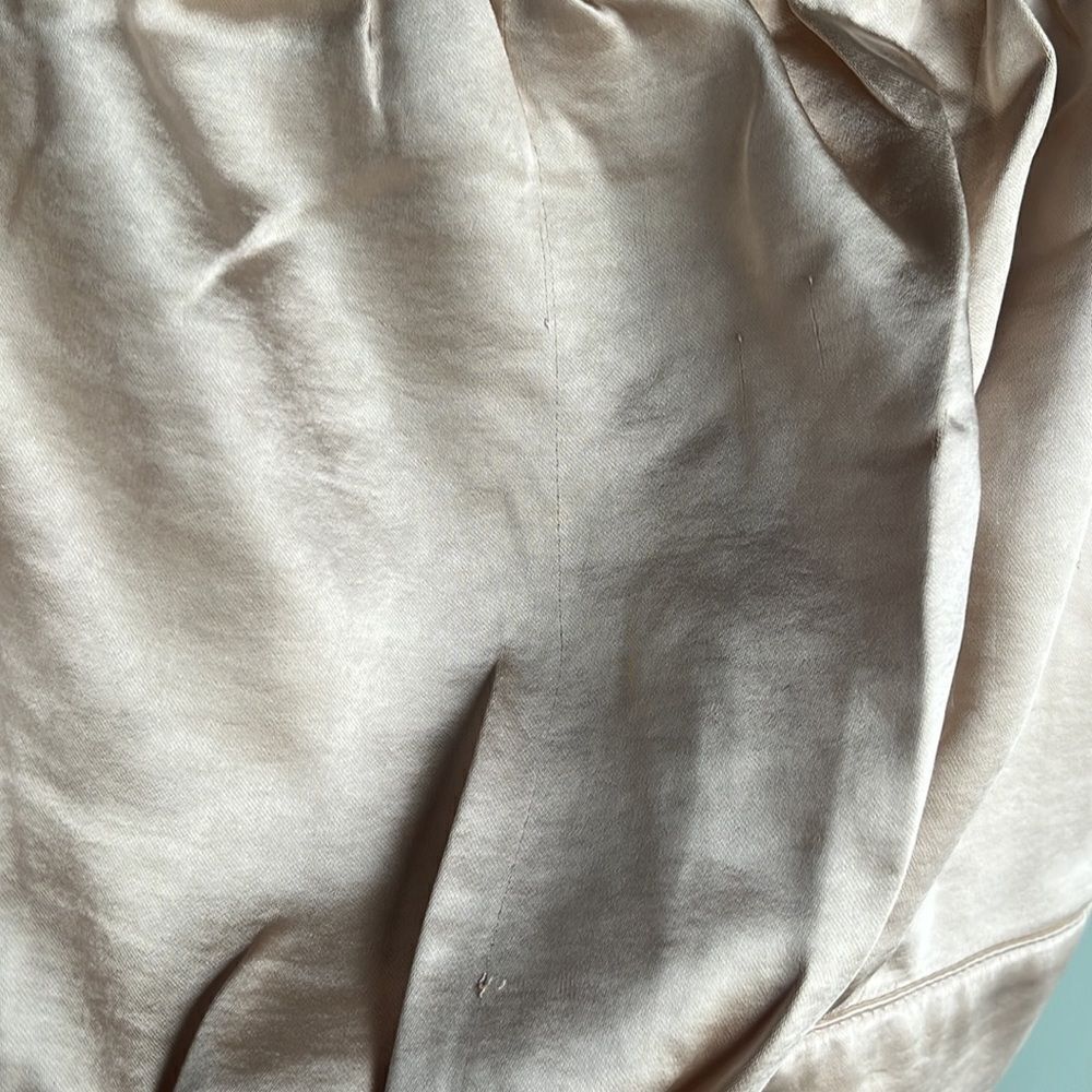 Lulus Luxe'd Out Champagne Satin Top - Picture 7 of 9
